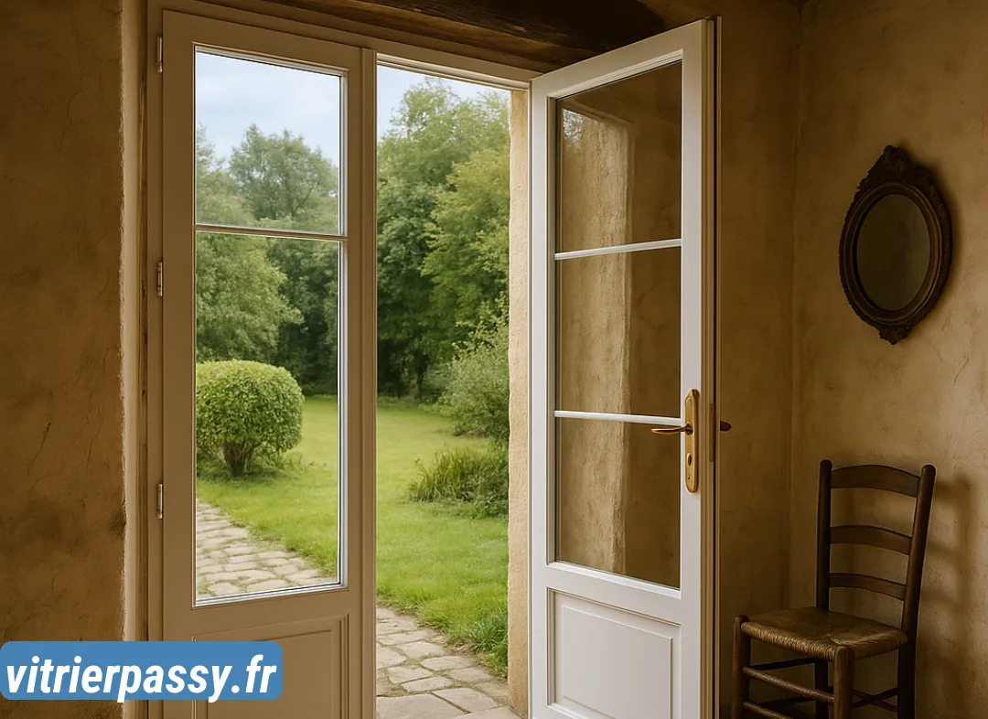 Installation de fenêtre en PVC Passy