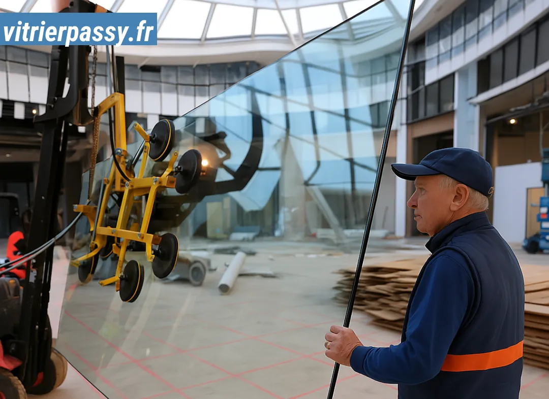 Remplacement de vitrine magasin Passy